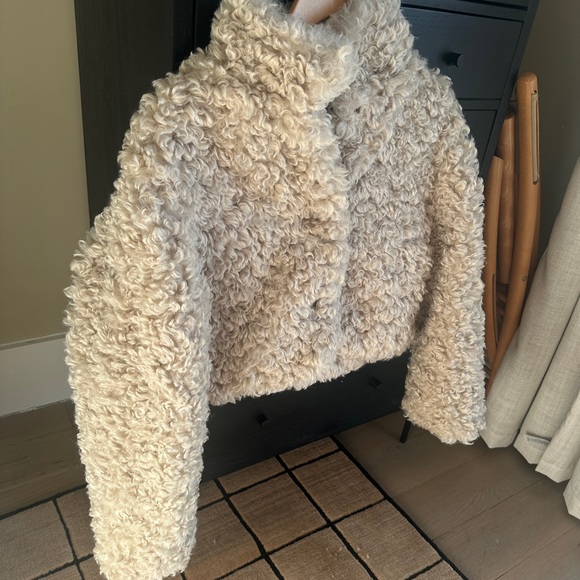 NWT Boheme Goods The Faux Fur Coat, Milk - Picture 8 of 9